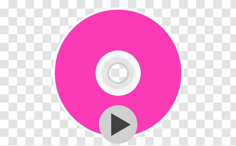 Pink Purple Symbol - App Dvdplayer Transparent PNG
