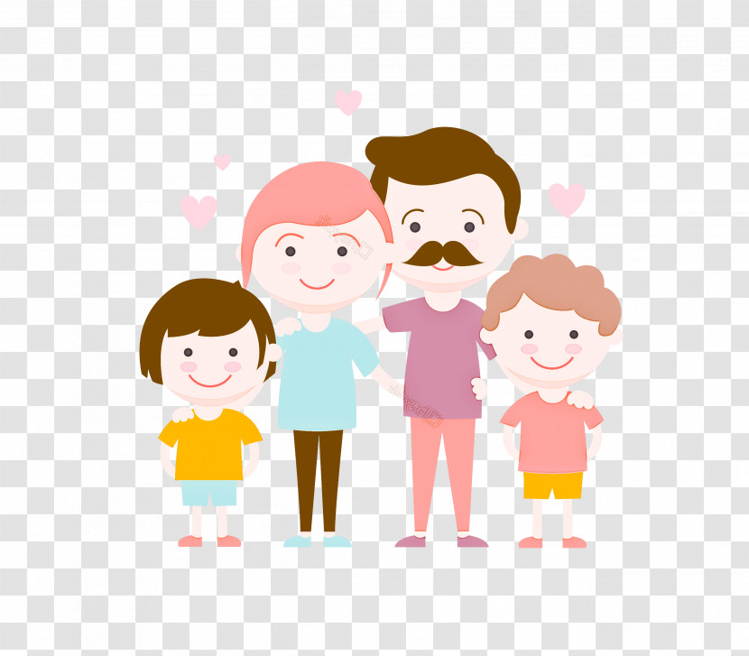 Cartoon People Child Pink Male Transparent PNG