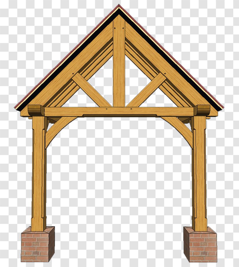 Porch Timber Roof Truss Shed Transparent PNG