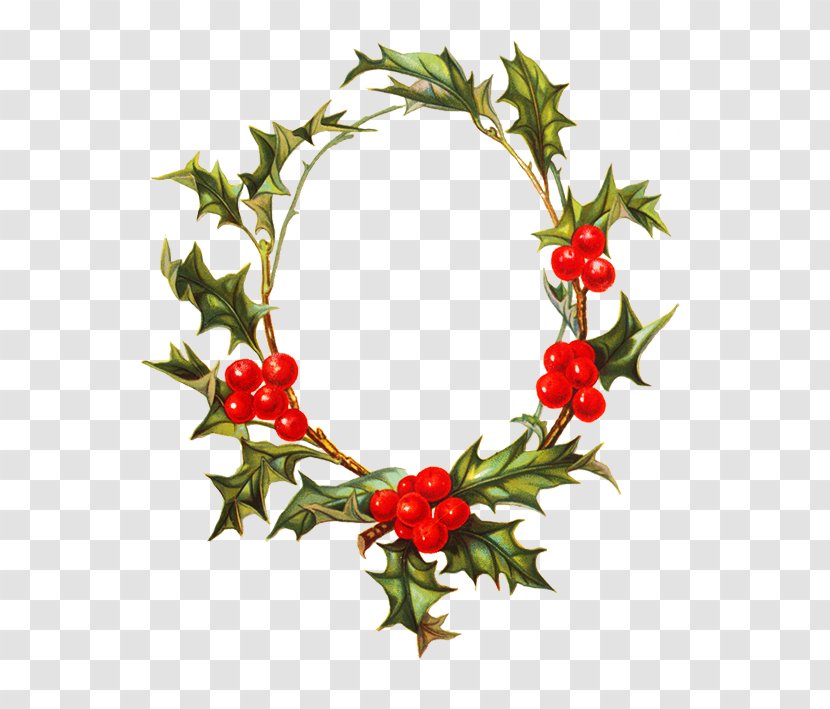 Borders And Frames Christmas Decoration Wreath - Lily Of The Valley Transparent PNG