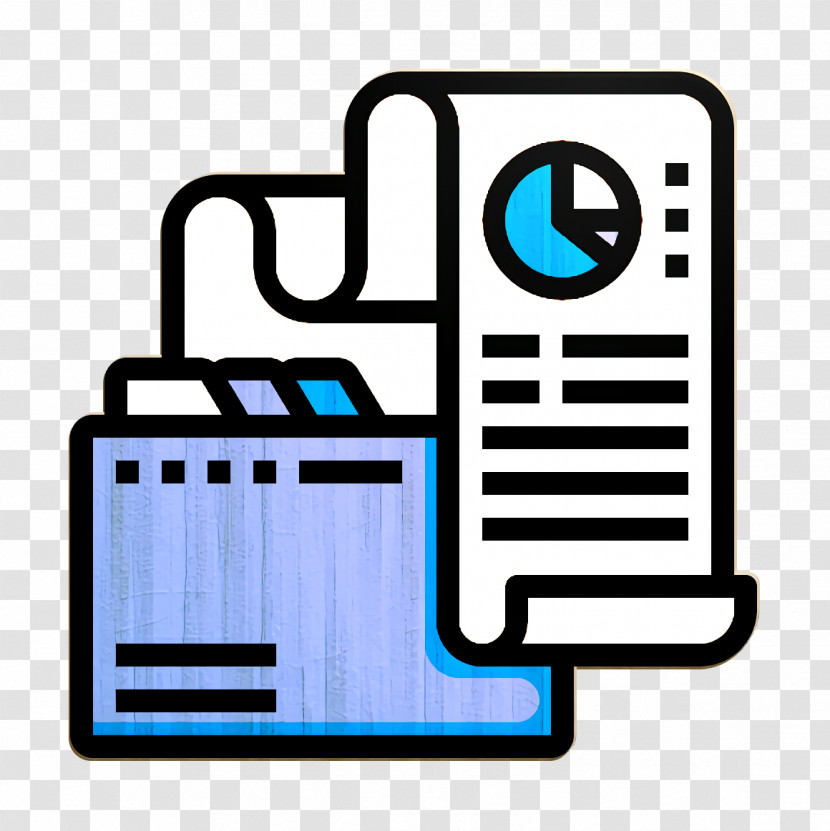 Files And Folders Icon Analysis Icon Fintech Icon Transparent PNG