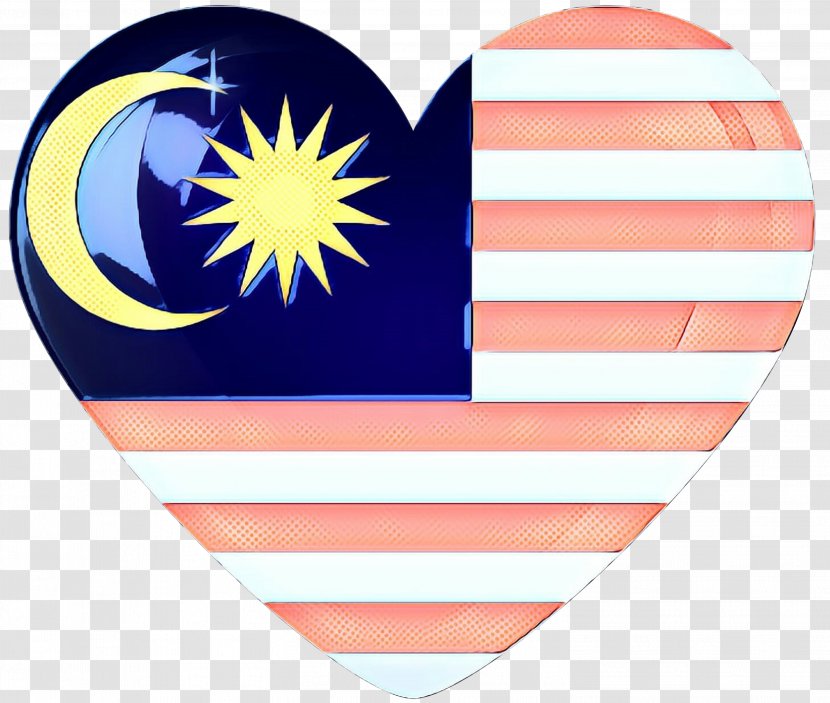 Flag Of Malaysia Vector Graphics Illustration Heart - String Instrument Accessory Transparent PNG