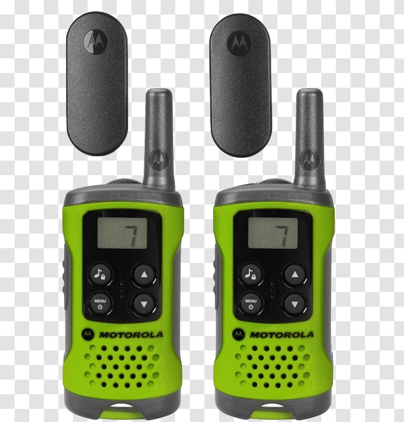 Two-way Radio Walkie-talkie Motorola TLKR Walkie Talkie PMR446 Station - Twoway Transparent PNG