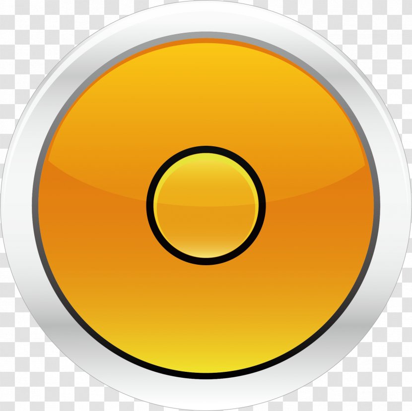 Yellow Circle Font - Symbol - Speaker Vector Element Transparent PNG