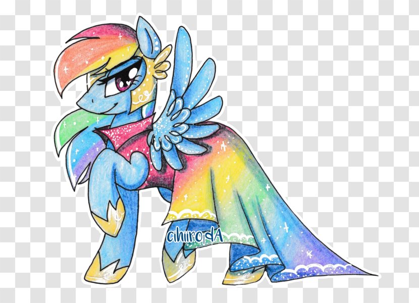 Pony Rainbow Dash Clothing Horse Art - Mythical Creature Transparent PNG