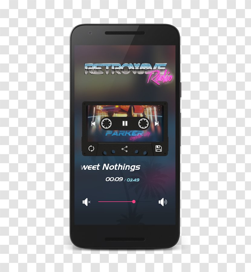Feature Phone Smartphone Synthwave Handheld Devices Android - Heart Transparent PNG