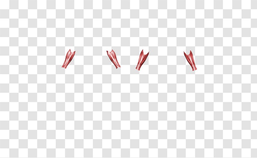 Line Angle Font - Red - Human Arm Transparent PNG