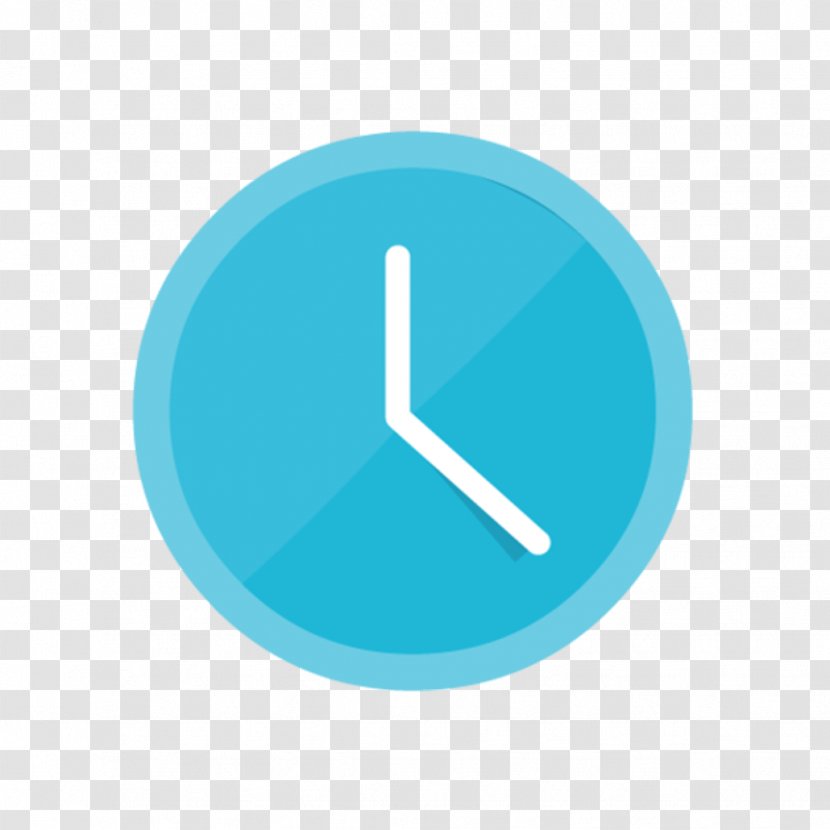 Clock Desktop Wallpaper - Blue Transparent PNG