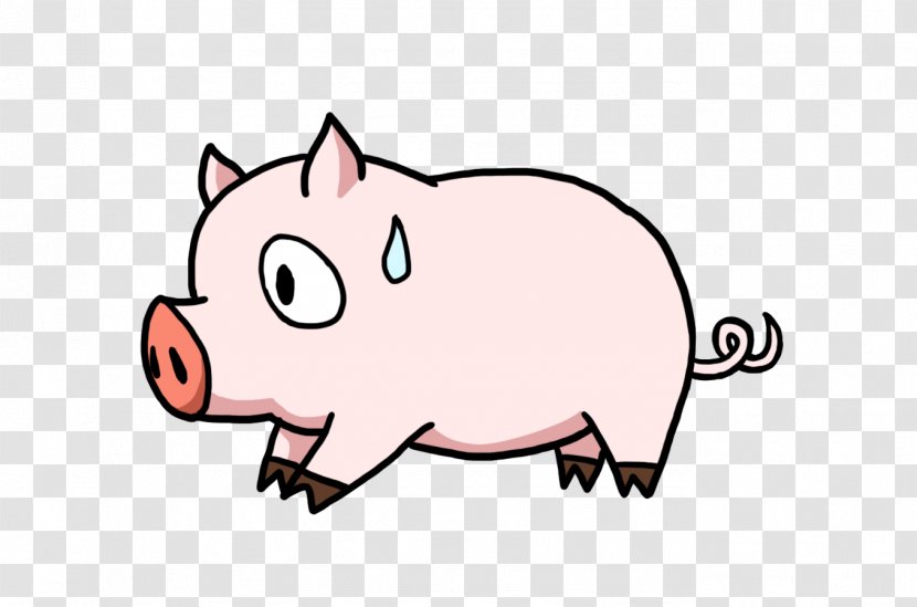 Flying Pig Marathon Porky Animated Film Clip Art - Cartoon Transparent PNG