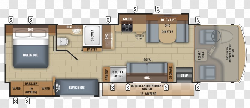 Campervans Jayco, Inc. Caravan Dinette Trailer - Chesapeake Rv Solutions - Indoor Floor Plan Transparent PNG