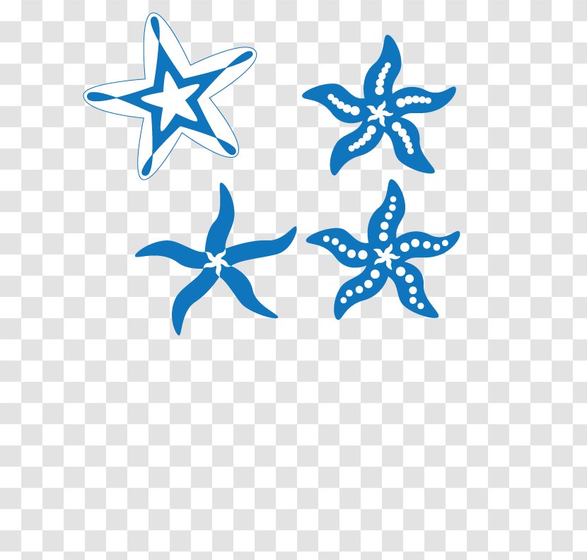 Starfish Butterfly Pollinator Point Clip Art - Colored Transparent PNG
