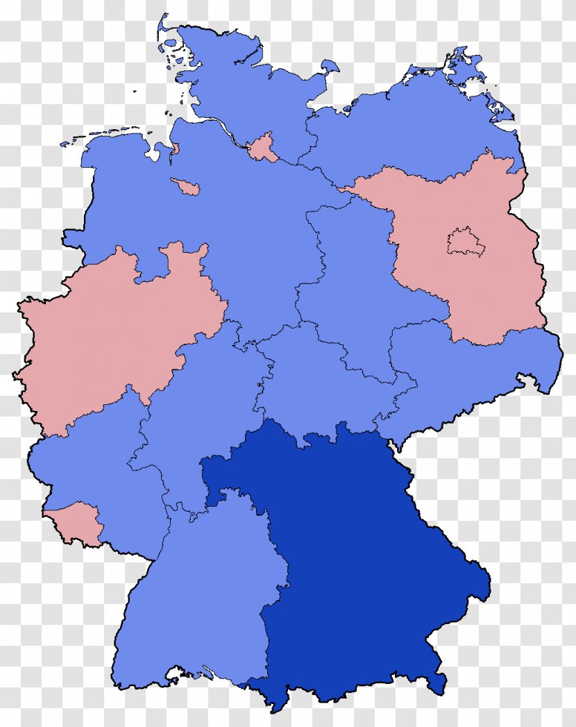 German Federal Election, 2017 Bundestag States Of Germany 1990 - Map - Election Transparent PNG