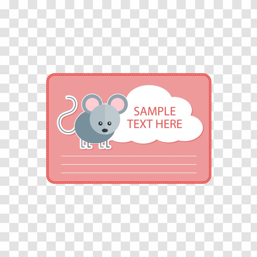 Computer Mouse Red Text Box - Rectangle Transparent PNG