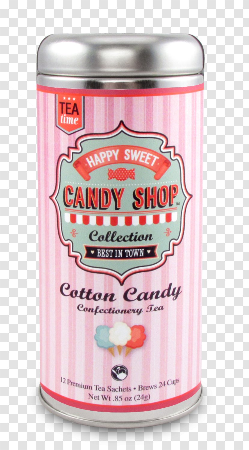 Cotton Candy Bubble Tea Snow Cone Lollipop - Drink Transparent PNG