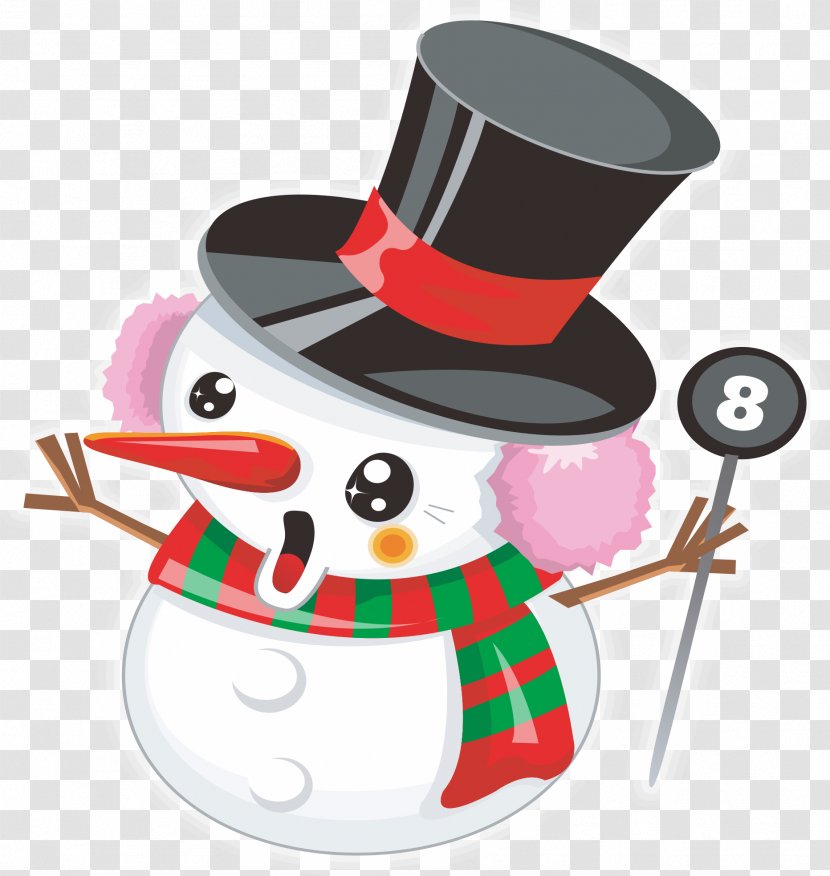 Snowman Christmas - Web Banner Transparent PNG