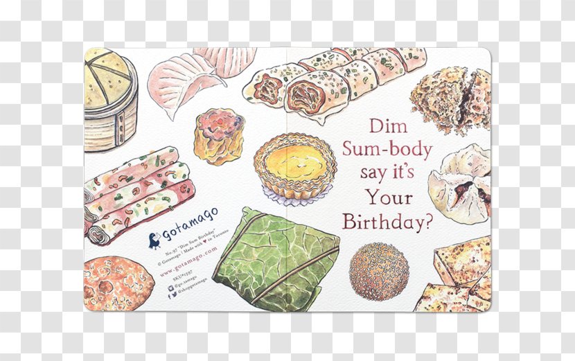 Dim Sum Birthday Greeting & Note Cards Wish Party Transparent PNG