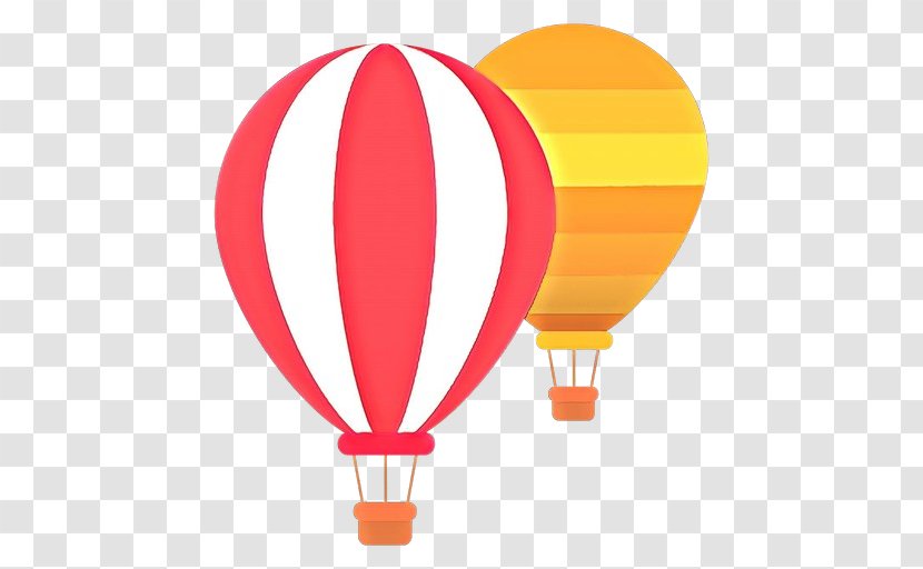 Hot Air Balloon - Orange - Vehicle Yellow Transparent PNG