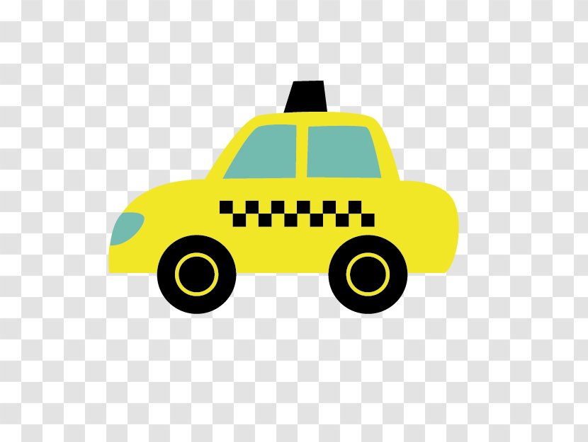 Car Taxi Motor Vehicle - Yellow Transparent PNG