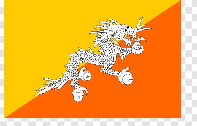 Flag Of Bhutan Afghanistan Flags The World - India Transparent PNG