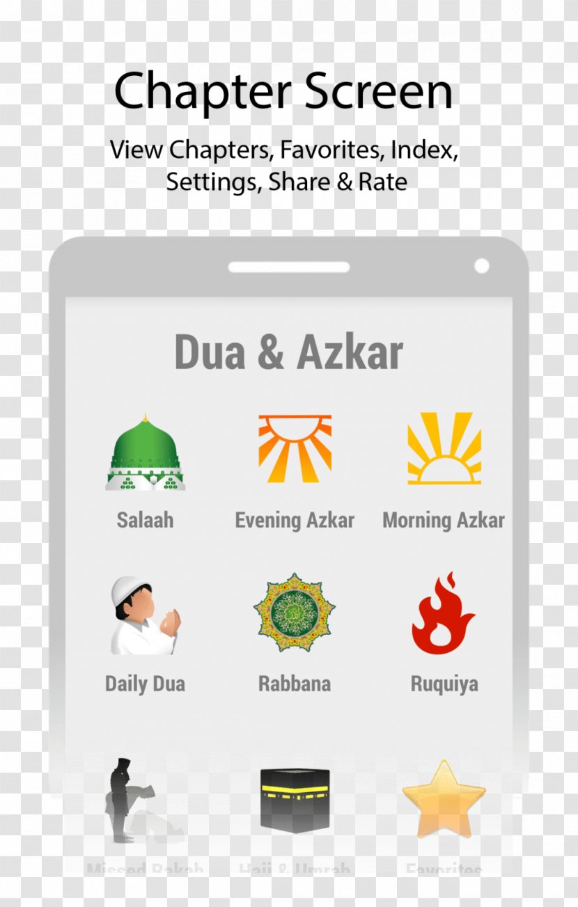 Hisnul Muslim Dua Android - Communication - Eid Transparent PNG