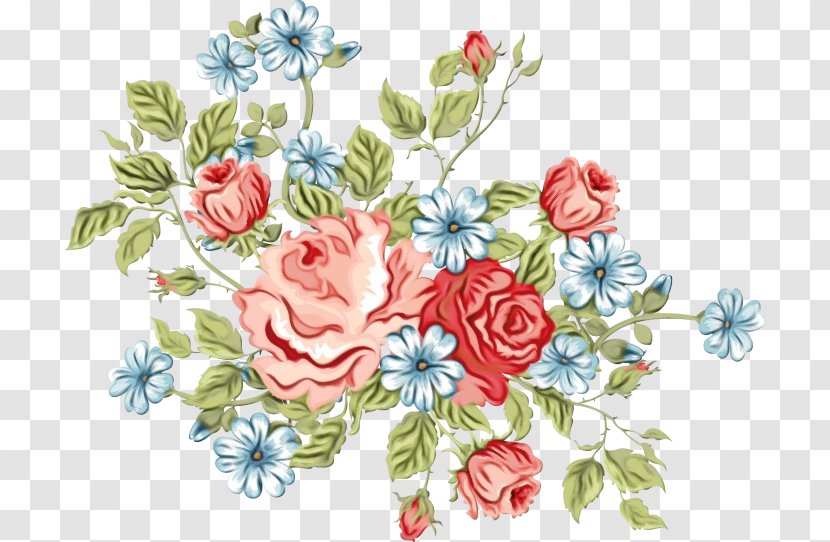 Floral Design Cabbage Rose Garden Roses Cut Flowers - Flower Arranging Transparent PNG