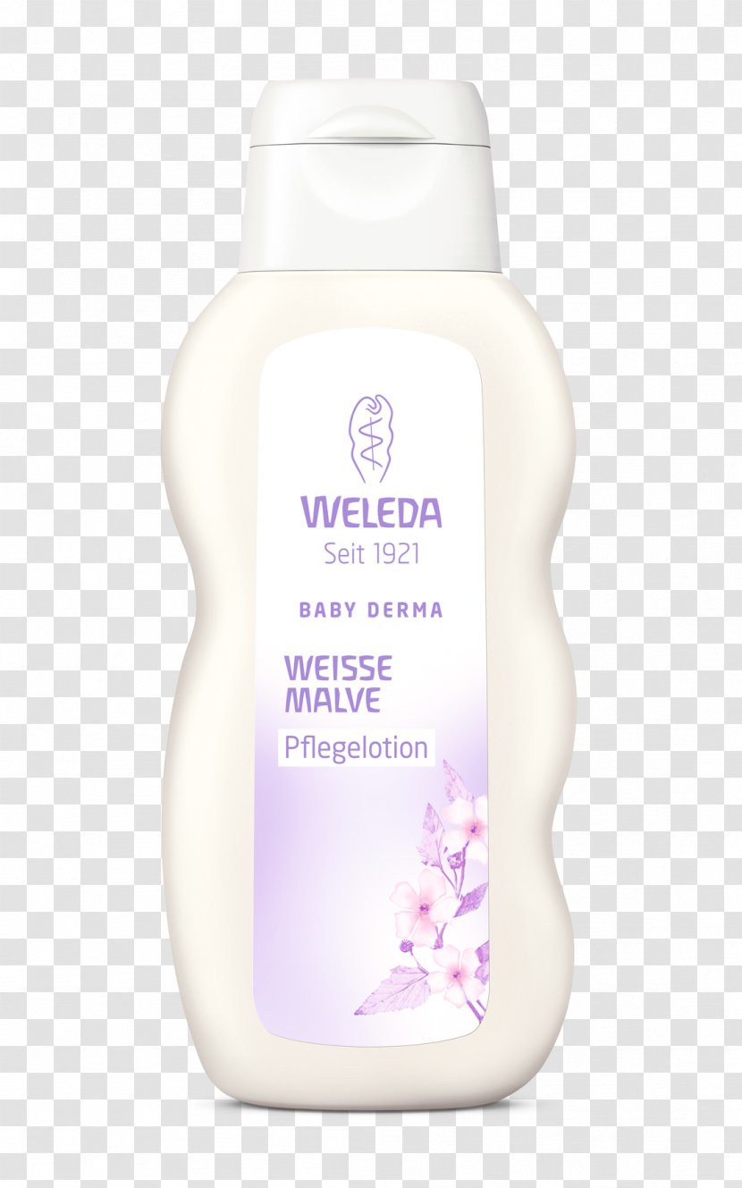 Weleda Baby Derma White Mallow Body Lotion Moisturizer Milliliter - Shampoo Transparent PNG