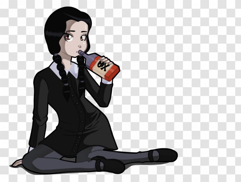 Wednesday Addams Morticia Thing Drawing - Cartoon Transparent PNG