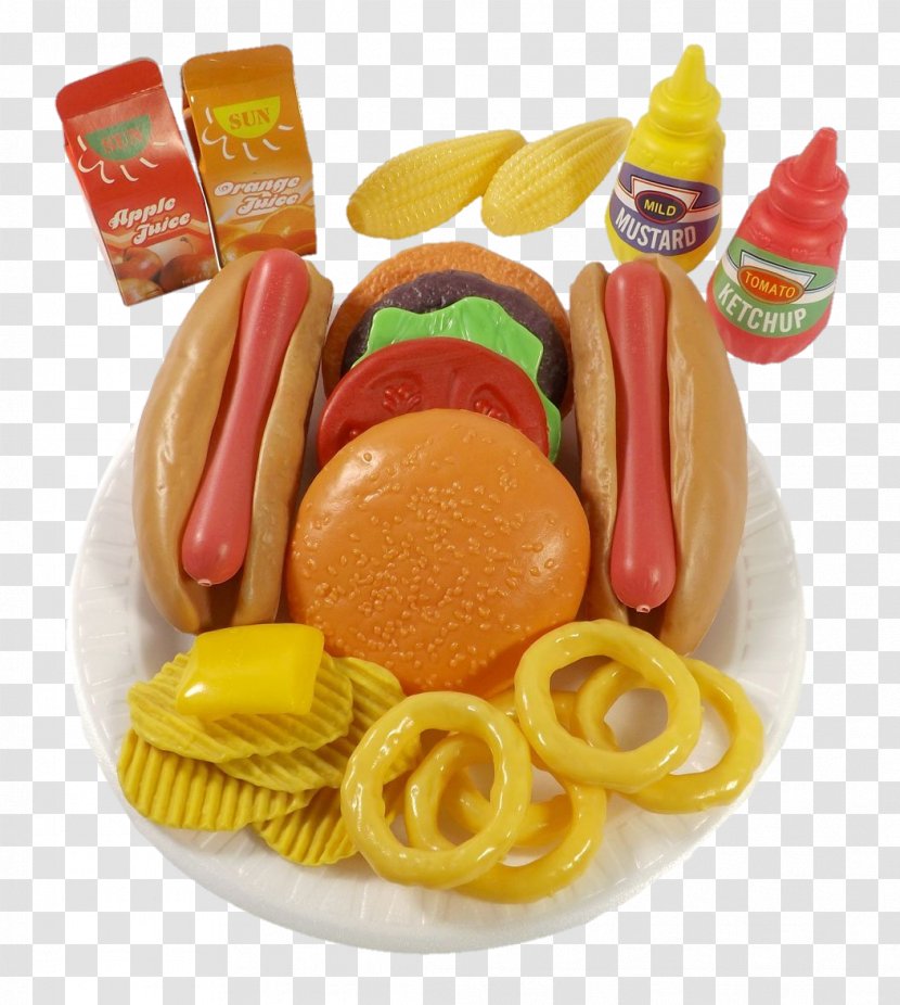 Fast Food French Fries Hot Dog Hamburger Junk - Child - Clean Transparent PNG