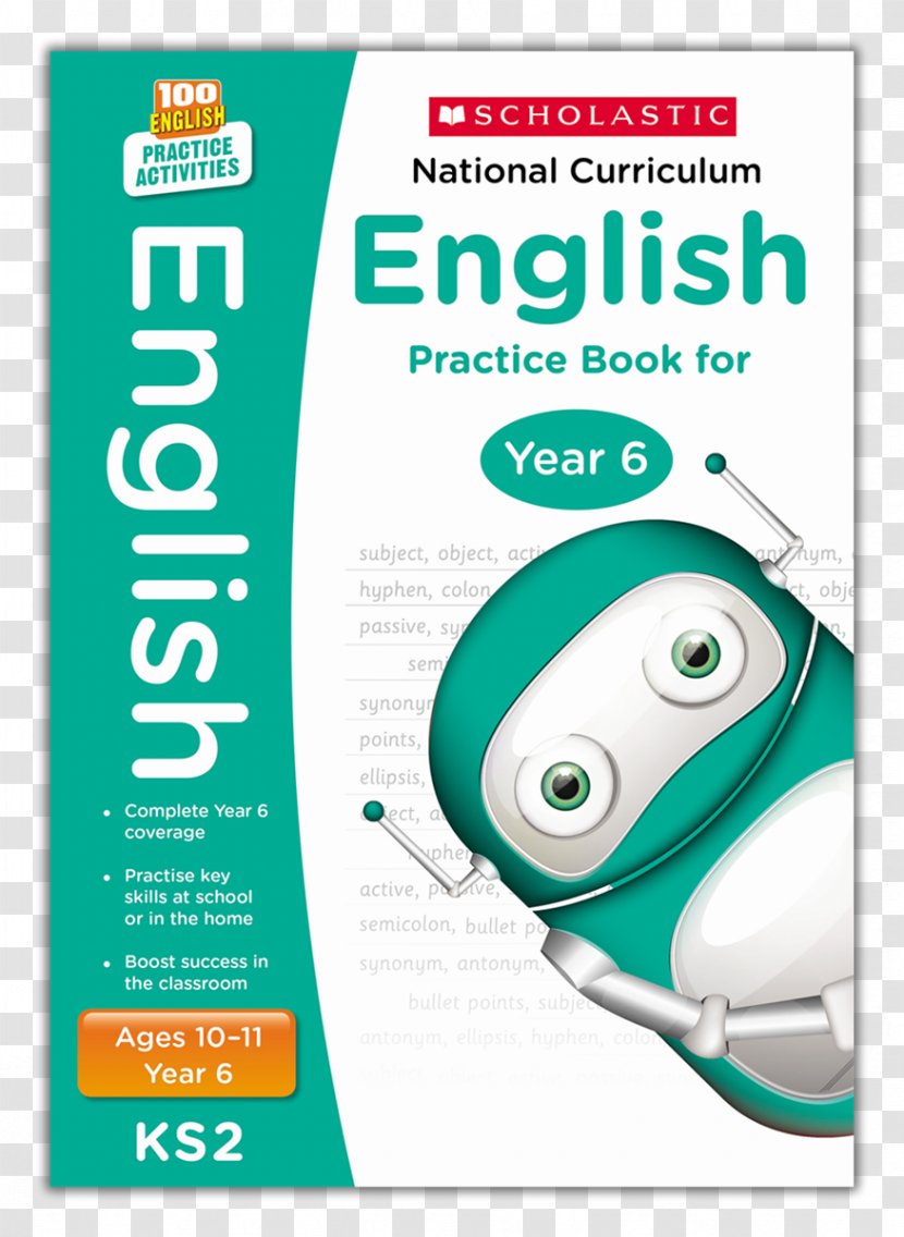 National Curriculum English Practice Book For Year 3 6 4 Six Scholastic Corporation - Brand Transparent PNG
