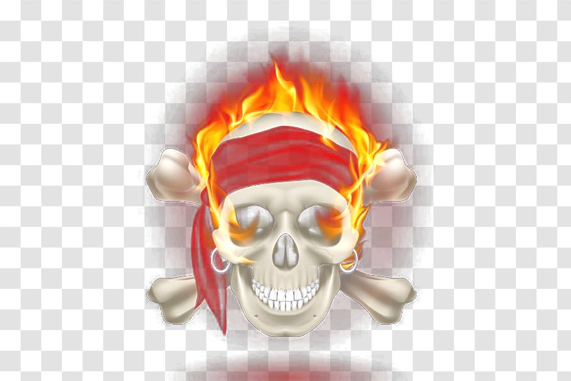 Fire Download - Raster Graphics - Skull Transparent PNG