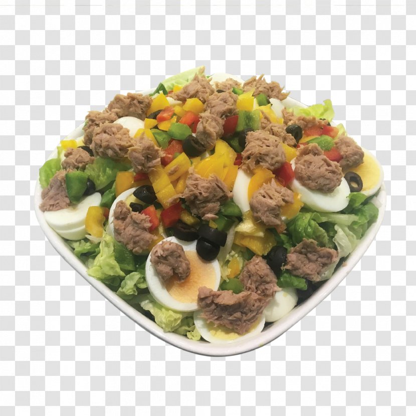 Vegetarian Cuisine Salad Nicoise Dish Recipe Pasta - Hardboiled Egg - Tuna Transparent PNG