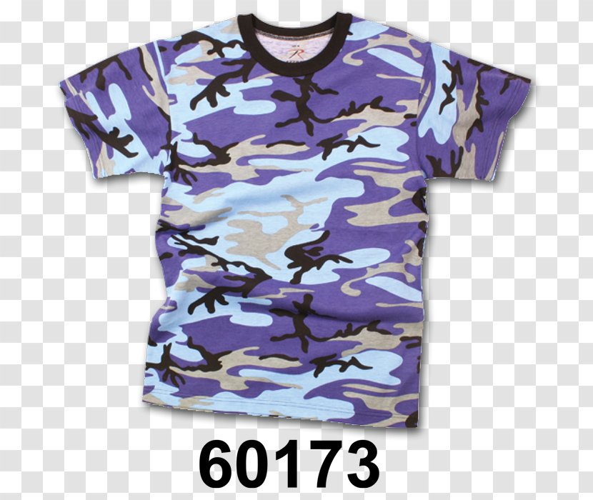 T-shirt Military Camouflage Clothing - Violet - Cheer Uniforms Camo Transparent PNG