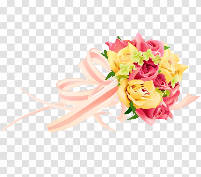 Flower Nosegay Adobe Illustrator - Yellow - Bouquet Transparent PNG
