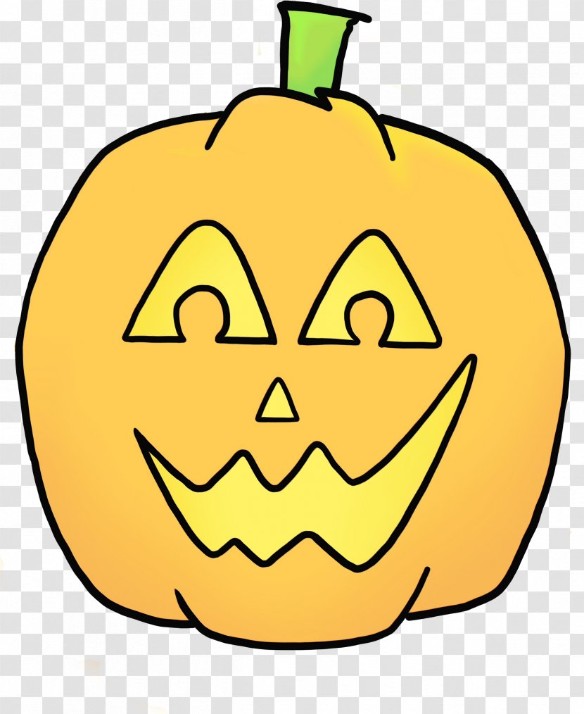 Pumpkin - Green - Smile Jackolantern Transparent PNG