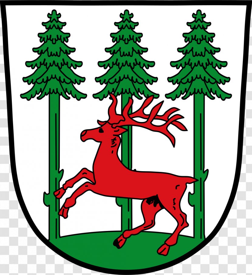 Coat Of Arms Reuth Bei Erbendorf Wikipedia Christmas Tree Fockenfeld - Decoration - Deer Transparent PNG
