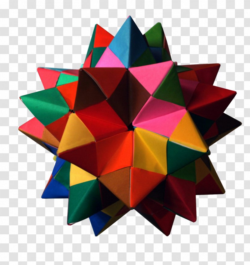Paper Pentakis Dodecahedron Modular Origami Truncated Icosahedron - Edge Transparent PNG