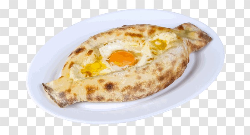 Fried Egg Georgian Cuisine European Breakfast Pizza - Pita Transparent PNG