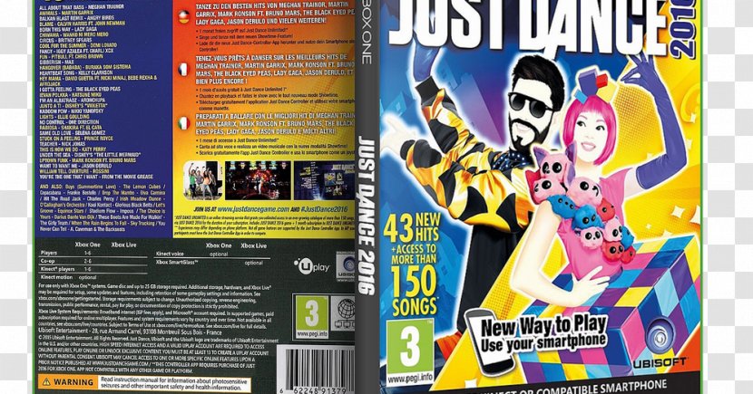 Just Dance 2016 2017 2015 Xbox 360 Wii Transparent PNG