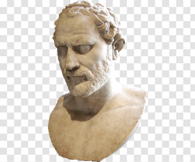 Demosthenes Ancient Greece Bust Sculpture History - Roman Art Transparent PNG
