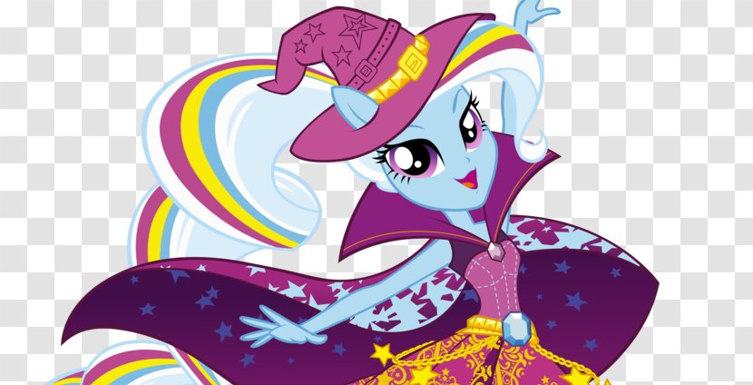 Pony Trixie Applejack Rainbow Dash Equestria - Silhouette - My Little Transparent PNG