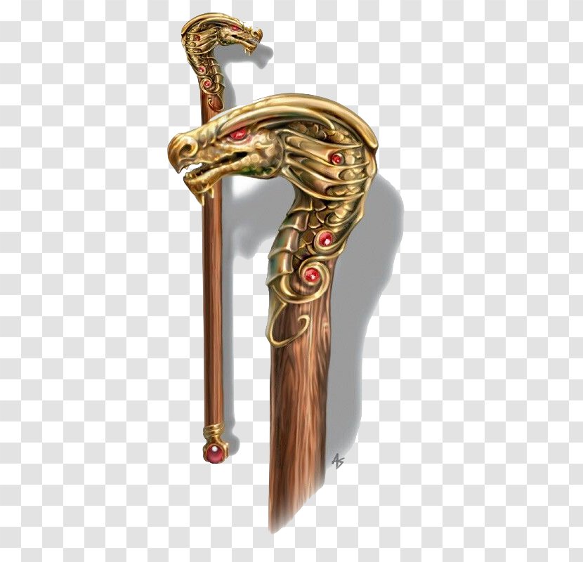 Dragon Canes & Walking Sticks Fire Staff Fantasy - Artefakt Transparent PNG