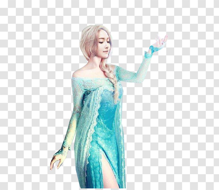 Elsa Anna Frozen Cosplay Costume - Flower Transparent PNG