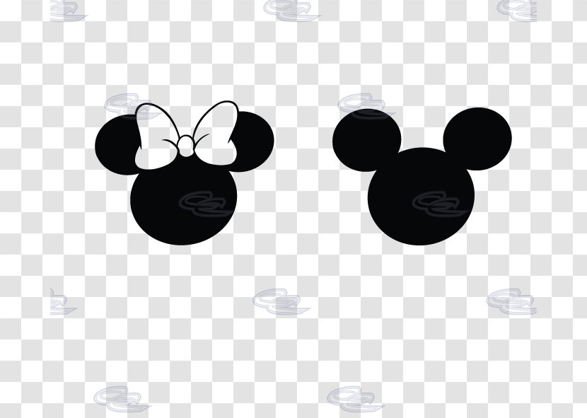 Minnie Mouse Mickey Donald Duck Maus Silhouette - Brand Transparent PNG