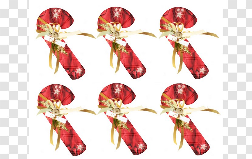 Candy Cane Christmas Gift Clip Art - Graphics Transparent PNG