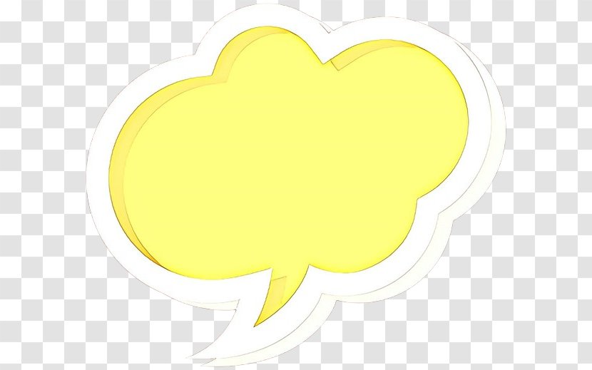 Clip Art Yellow Love My Life Heart - Cloud Transparent PNG