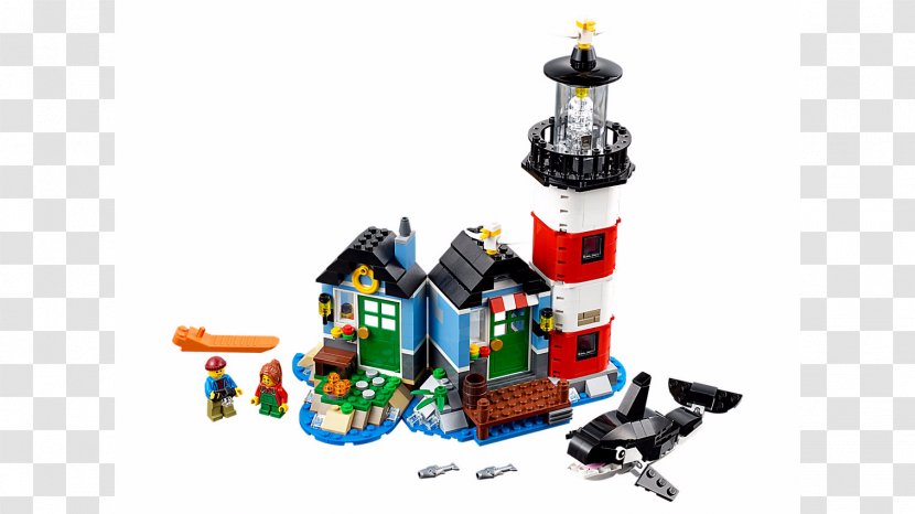 LEGO 31051 Creator Lighthouse Point Amazon.com Toy Kiddiwinks Store (Forest Glade House) - Lego Forest House Transparent PNG