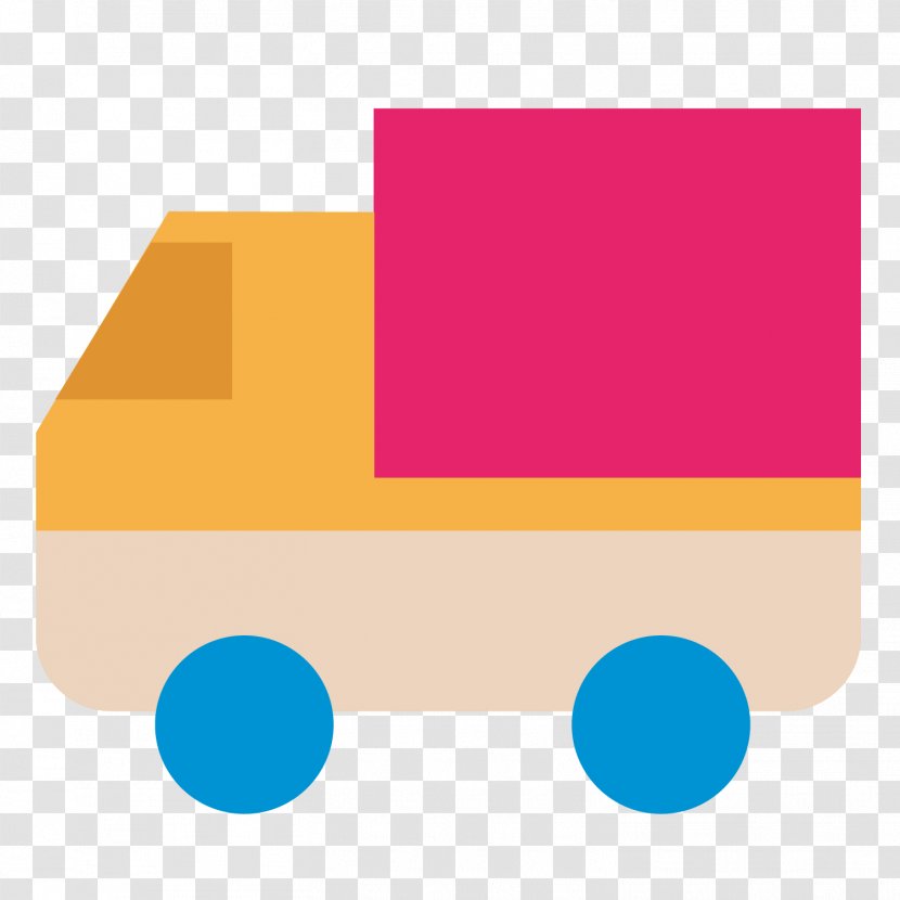 Car Vector Graphics Truck - Magenta - Goods Wagons Transparent PNG