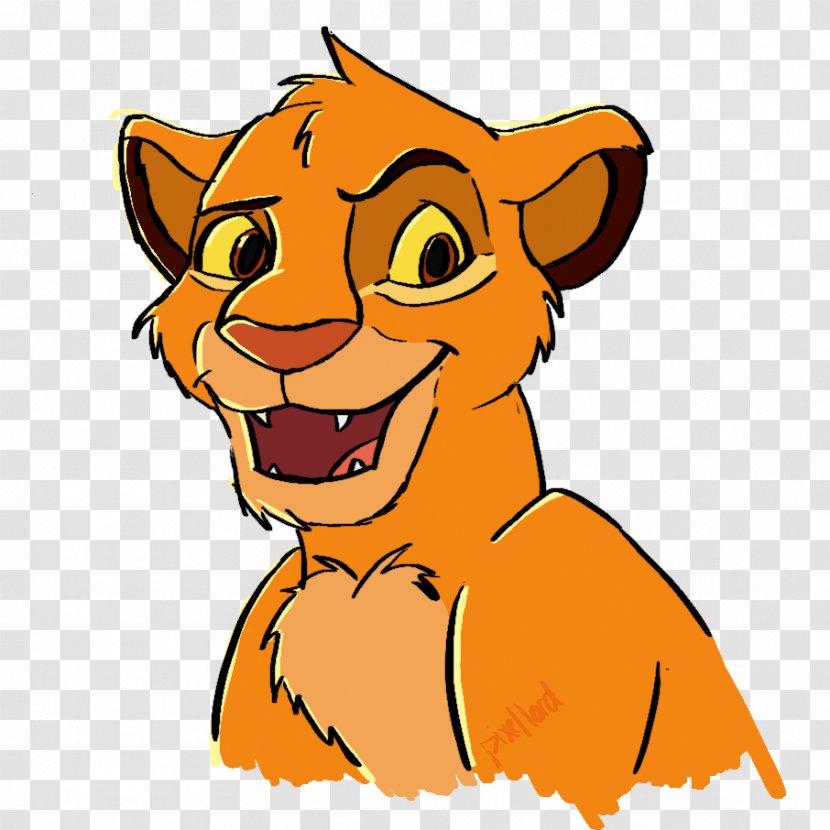 Lion Whiskers YouTube Fan Art - Head Transparent PNG