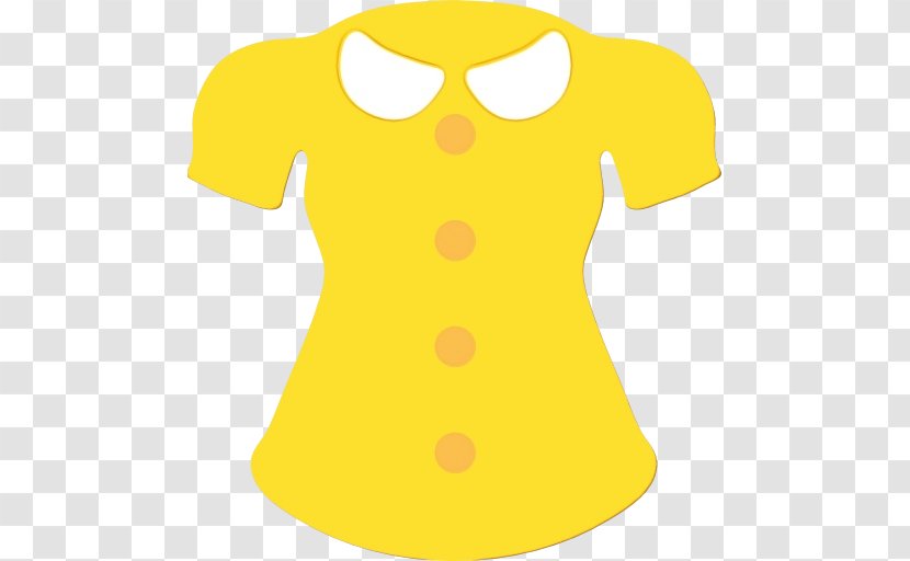 Yellow Background - Tshirt - Sportswear Top Transparent PNG