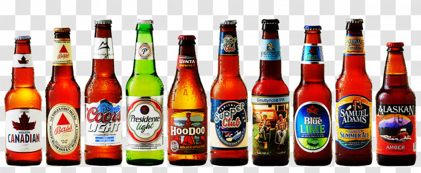 Bottle Drink Beer Alcohol Alcoholic Beverage Transparent PNG